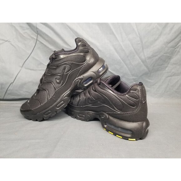 Nike Air Max Plus (PS) Sneakers Mesh Triple Black Size 12c BRAND NEW IN BOX! - Picture 6 of 7